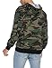 COOFANDY Mens Camo Pullover Hoodie Camouflage Hooded Sweatshirts With Zipper Pocket