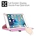 Fintie Rotating Case for iPad Mini 4-360 Degree Rotating Stand Case with Smart Cover Auto Sleep/Wake Feature for iPad Mini 4 (2015 Release), Pink