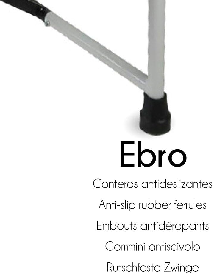 Mobiclinic®, Toilet Chair, Foldable, Ebro, with Armrests, Padded Seat, Removable Bucket and Lid, Non-Slip End Caps - Image 4