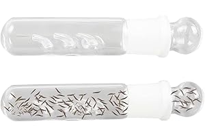 Cunguv Planaria Trap Leech Trap Flatworm Trap 3 Holes Leeches Catcher Glass Tube for Aquarium Shrimp Tank 2 Pieces