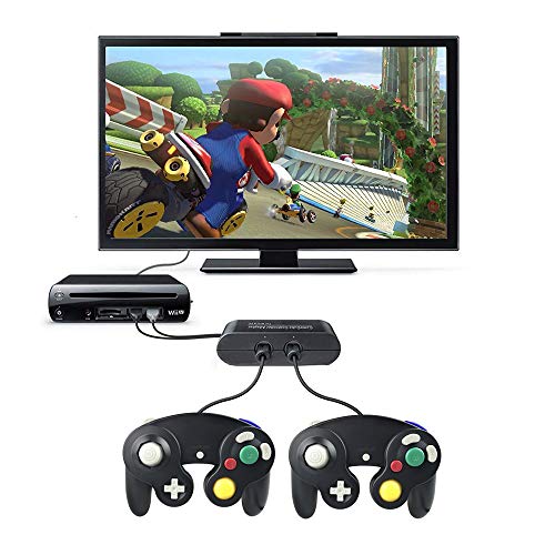 Gamecube Controller, 2 Packs Classic Wired Controllers Compatible for Wii Nintendo Gamecube
