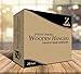 ZOYER Wood Suit Hangers (20 Pack) - Premium Quality Wooden Coat Hangers - Strong and Durable Suit Hangers - Natural