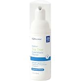 EyeEco Advanced Tea Tree Eyelid &amp; Facial Cleanser, 1.6oz | Daily Face Wash &amp; Eyelid Cleanser Removes Dirt &amp; Makeup - Hydrating Eye &amp; Skin Care with Tea Tree Oil &amp; Shea Butter