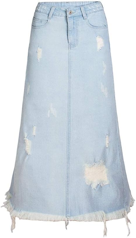 Amazon Co Jp デニムスカート 女性のハイウエストデニムスカートファッションとエレガントなクラブパッケージヒップaラインスカート デニム スキニーミニスカート 色 Light Blue Size L ホーム キッチン