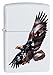 Zippo Eagle & Soldier Pocket Lighter, White Matte (ZO12303), One Size