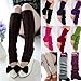 FUNOC New Women Ladies Winter Warm Leg Warmers Cable Knit Knitted Crochet Long Socks