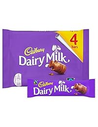 Cadbury – Juego de chocolate de leche lechera importado del Reino Unido Inglaterra cremoso chocolate de leche fabricado con un cristal y una mitad de leche fresca fabricado con cacao de comercio justo el mejor barra de caramelos británico