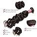 Nadula Brazilian Virgin Hair With Closure Natural Wave Hair Bundles With 4×4 Free Part Lace Closure 8A Brazilian Natural Wave Weave Cheap Remy Human Hair Entension Natural Color (16 18 20+14 Closure)