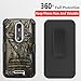 Droid Turbo 2 Case, Combo Rugged Phone Cover with [HD Screen Protector] and Built-in Kickstand and Holster Locking Belt Clip and Circlemalls Stylus Pen for Motorola Droid Turbo 2 (Camo)