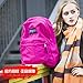 JanSport Mens Classic Mainstream Superbreak Backpack - Cyber Pink / 16.7H X 13W X 8.5D