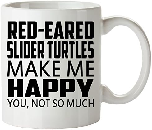 RED-EARED SLIDER TURTLE Mug 11 Oz - Good for Gifts - Unique Coffee Cup