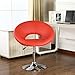 Roundhill Furniture Adjustable Swivel Accent Chair, Single, Red