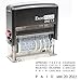 ExcelMark Self-Inking Stock Message Date Stamp – DNS 1.3 (Black Ink)