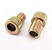 Yueton 10pcs Copper Presta to Schrader Converter Car Valve Adapter Bicycle Bike Tube Pump Air Compressor Tools