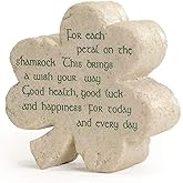 Roman Shamrock-Shaped Plaque with Message (47266)