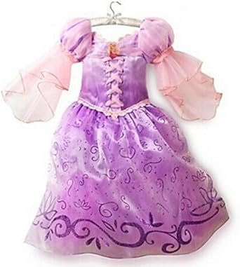 Amazon ラプンツェル ワンピース キッズコスチューム 女の子 110cm キッズコスチューム ホビー