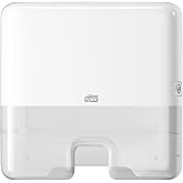 Tork Xpress Mini Multifold Hand Towel Dispenser White H2, One-at-a-Time Dispensing, Elevation Range, 553120