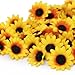 1 X Generic 100x Artificial Gerbera Daisy Flowers Heads for DIY Wedding Party (Yellow Sunflower)