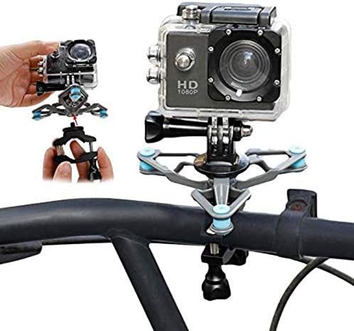 Taoric Bicycle Handlebar Fixing Bracket Bicycle Camera Stand Vibration Suppressor Set Replacement for Go pro Hero8 7 6 5 4/DJI OSMO Action