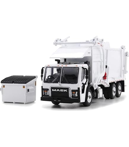Amazon.com: First Gear White/White 1/34 Scale Mack LR with