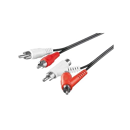 1.5m 2x Cinch Stecker auf 2x spezial Cinch Stecker