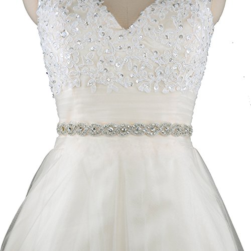 Azaleas Women's Wedding Belt Sashes Bridal Sash Belts for Wedding Champagne - Thumbnail 6