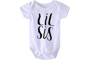 Xinhuida Baby Girl Big Sister T Shirts Tops Big SIS Tees Summer Outfit Siblings Gift Idea Older Sister Matching Clothes
