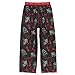LEGO Star Wars Boy's Flannel Pajama Pants (10-12, Black/Red)