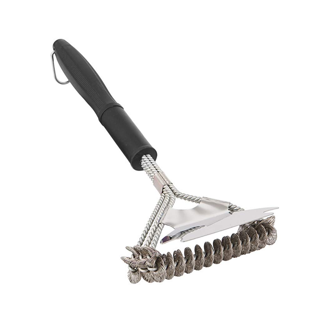 Lybunair Metal Barbecue Grill Cleaning Brush and Scrape, Stainless Steel Cleaning Brush Accessories for BBQ Grill Cleaning