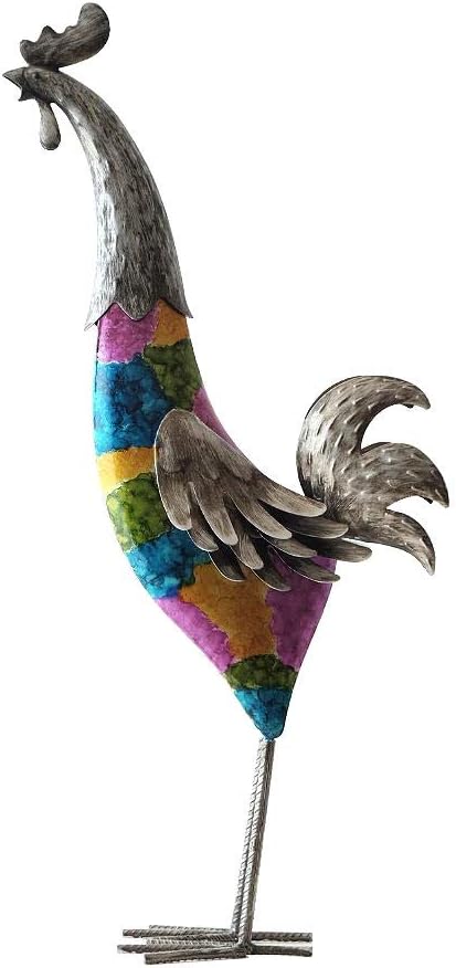 Amazon 鶏 置物 ブリキ かわいい おしゃれ にわとり インテリア 可愛い カラフル スタイリッシュ モダン ブリキのオブジェ ニワトリa Hgk6538 置物 オブジェ オンライン通販