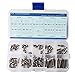 #4-40 Stainless Steel Hex Socket Head Cap Screws Hex Nuts Assortment Set