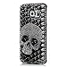 Skull Galaxy S8 Plus Case, Miniko(TM) Halloween Luxury Unique Crystal 3D Handmade Sparkle Glitter Diamond Rhinestone Metal Skull Skeleton Design Back Cover Case for Samsung Galaxy S8 Plus Girls