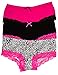 Body Embrace 6 Pack Women's Cotton Spandex Hipsters in Plus Sizes