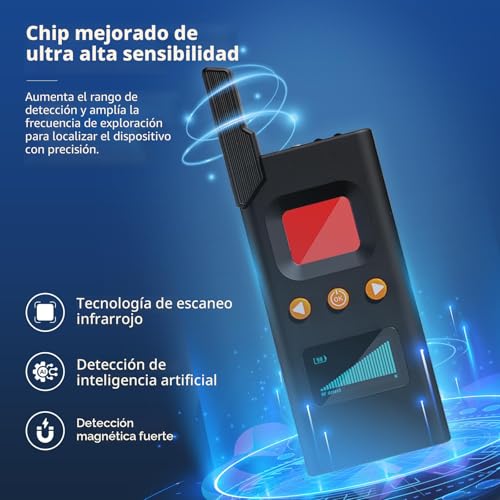 FOWARD GAUSS Professional Hidden Camera and Microphone Detector - Anti-Spy, Wireless RF Scanner, Listening Device Tracker, GPS Detector and Magnetic Beacons