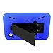 Galaxy Tab 2 7 Case KIQ (TM) Heavy Duty Hybrid Silicone Skin Hard Plastic Case Cover Kick Stand for Samsung Galaxy Tab 2 7.0 P3100  - Black / Blue