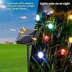 Joomer Solar Christmas Lights, 105ft 300 LED 8