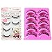Buytra 10 Pairs Long Thick Cross Fake Eye Lash False Eyelashes Extension Makeup