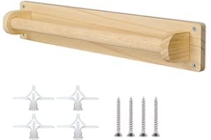 Monläurd® Wooden Baby Pull Up Bar – Montessori Wall-Mounted Handrail for Toddlers Learning to Stand, Balance & Walk, Safe Ind