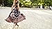 R.Vivimos Women's Summer Vintage Floral Print Deep V Neck High Low Long Dresses (Large,Black)