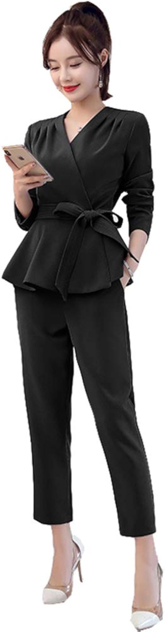 Amazon パンツドレス セットアップ セレモニースーツ 卒業式 スーツ 母親 服 母 卒園式 服装 ママ 入学式 スーツ お呼ばれ レディース 大きいサイズ パンツ 2点セット 30 40代 おしゃれ パンツスーツ 通販