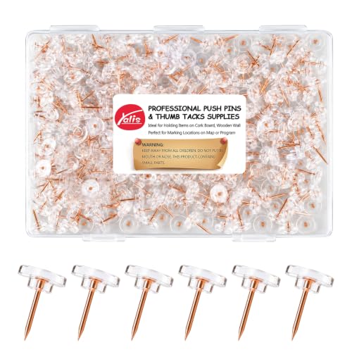 Rosegold Push Pins for Corkboard