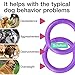 COLLAR Dog Toys Dog tug Double Dog Toy Training Rings Rubber Durable Floating Rings Teething Cleaner Dental Healthy for Outdoor Games Throwing catching Great for Medium Large Breeds