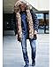Aofur Mens Winter Warm Thick Faux Fur Slim Trench Coat Long Jacket Parka Hooded Pea Coat Winter Coat S-XXXL