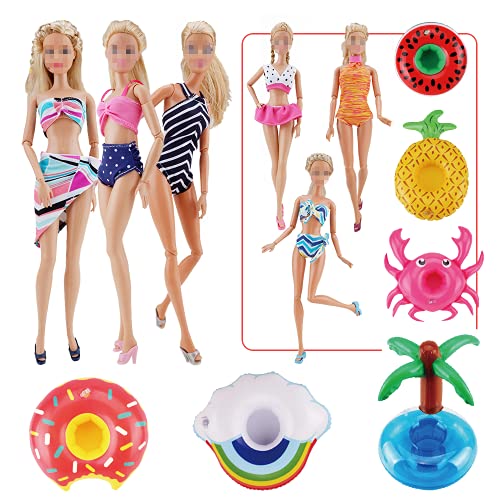 E-TING Fashionistas 11PCS Doll Clothing Pack, 3 Sets 11.5\