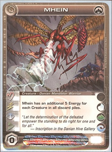Chaotic MHEIN Creature - Danian Mandiblor Warrior Secrets of Lost City Deck Card # 39 (Random Stats)