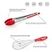 MICHELANGELO Kitchen Utensil Set Red, Stainless Steel Silicone Kitchen Utensils Set of 8, Red Kitchen Utensils for Nonstick Cookware, Red Utensils 8 Piece, 8 Piece Spatula Set for Ceramic Pans