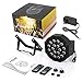 Battery Par Can Light - 18W 18LEDs RGB DJ Par Light Rechargeable Stage LED Par Sound Activated Auto Play by Remote DMX Control Uplighting for Events Music Dance Live Show Wedding Party Church