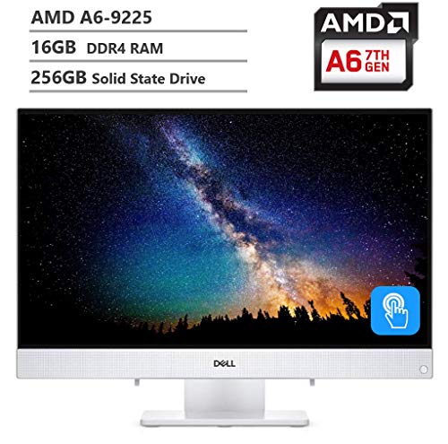 2019 Dell Inspiron 22 All-in-One AIO Desktop Computer 21.5″ FHD IPS Touch Display AMD A6-9225, 16GB RAM, 256GB SSD, HDMI, Multi-Card Reader, Wireless-AC,Wireless Keyboard&Mouse, Win10