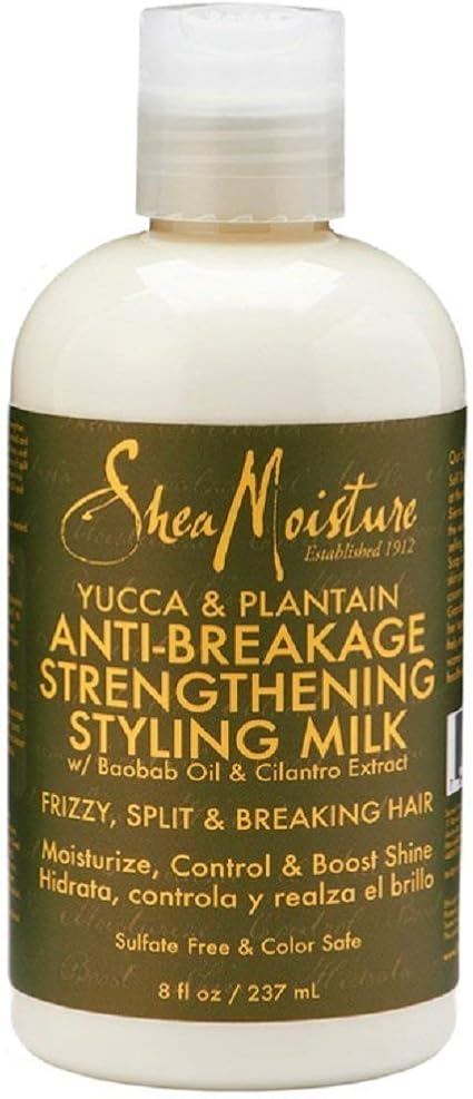 shea moisture yucca and plantain styling milk