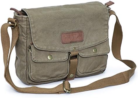 Large Vintage Canvas Messenger Shoulder Bag